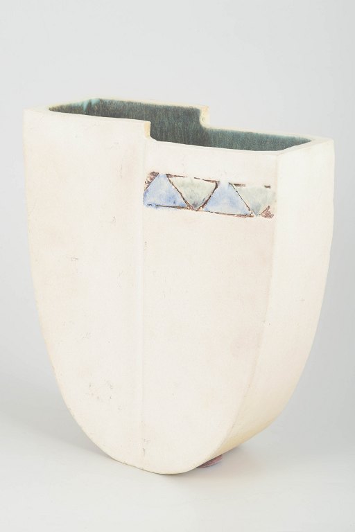 European studio potterUnique vase, 1980s.