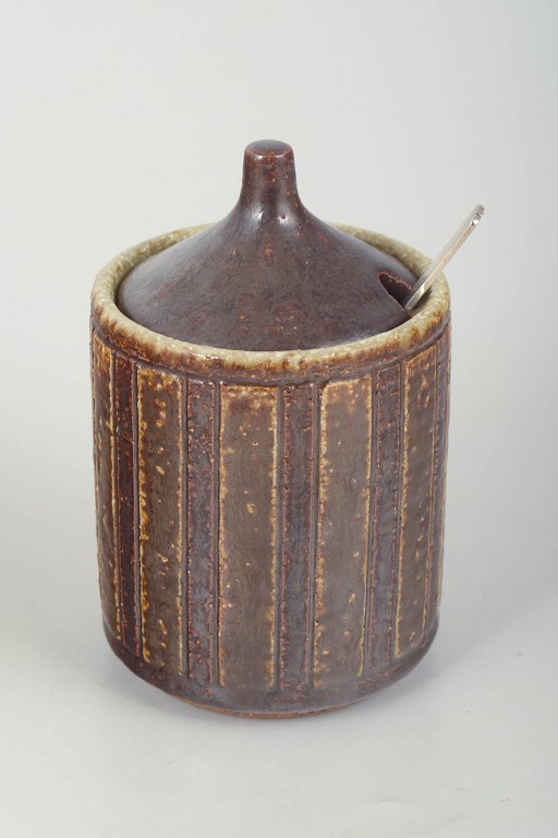 Palshus (Per and Annelise Linnemann-Schmidt)Jam jar with spoon, 1970s.