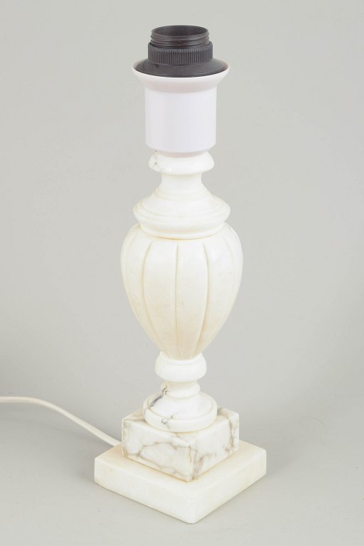 Italiensk Marmor Bordlampe, 1970’erne.