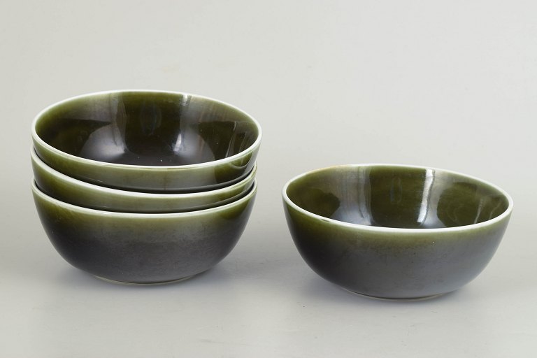 Stig Lindberg for Gustavsberg, Vardag series, set of four bowls.