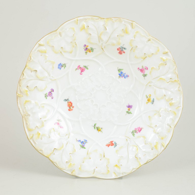 Meissen stort fad.
