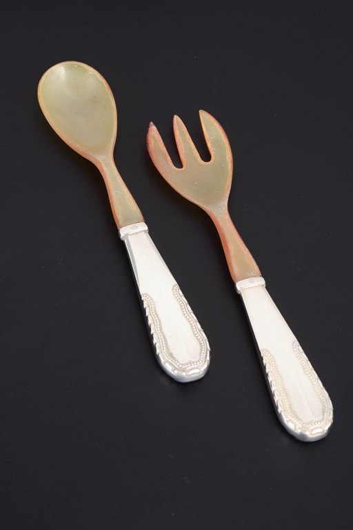 Georg Jensen, salatsæt Nordisk.