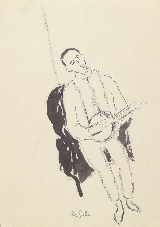 Eugene de Sala, tegning.