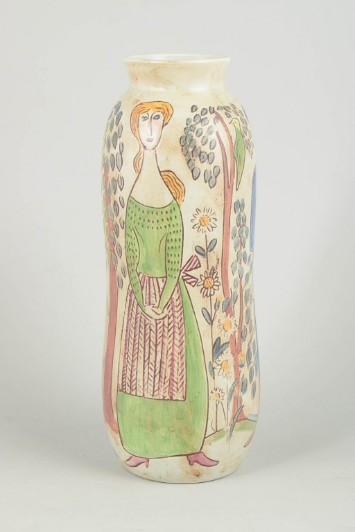 Carl-Harry Stålhane for Rörstrand, håndmalet vase.
