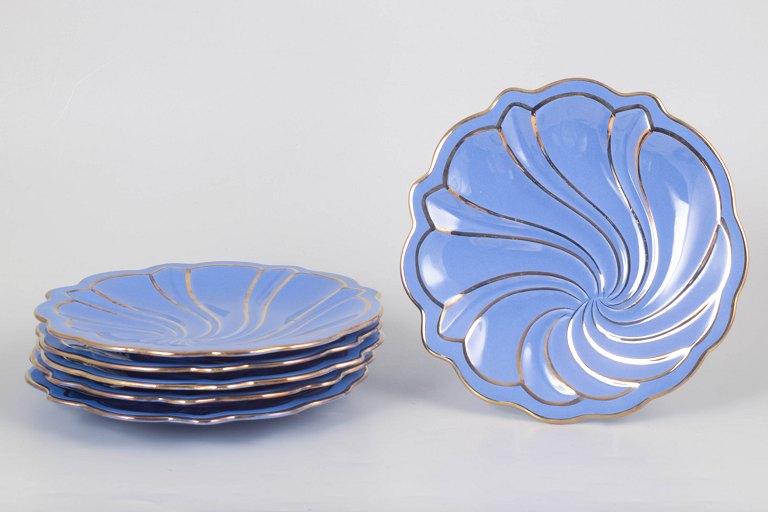 Arthur Percy for Upsala Ekeby, "Safir" tallerkener.