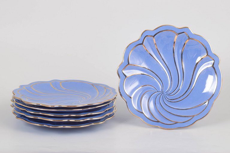 Arthur Percy for Upsala Ekeby, "Safir" tallerkener.