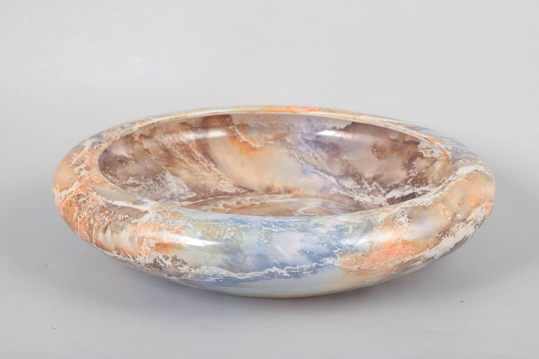 Arabia, large faience bowl.