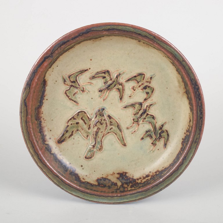 Knud Kyhn for Royal Copenhagen, stentøjsfad.