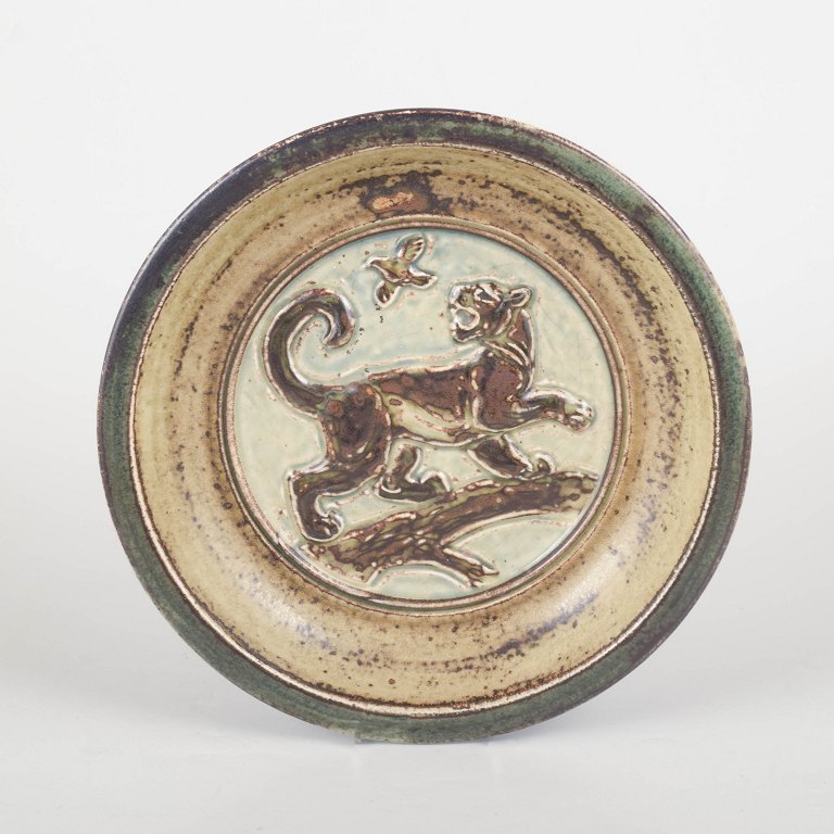 Knud Kyhn for Royal Copenhagen, stentøjsfad.
