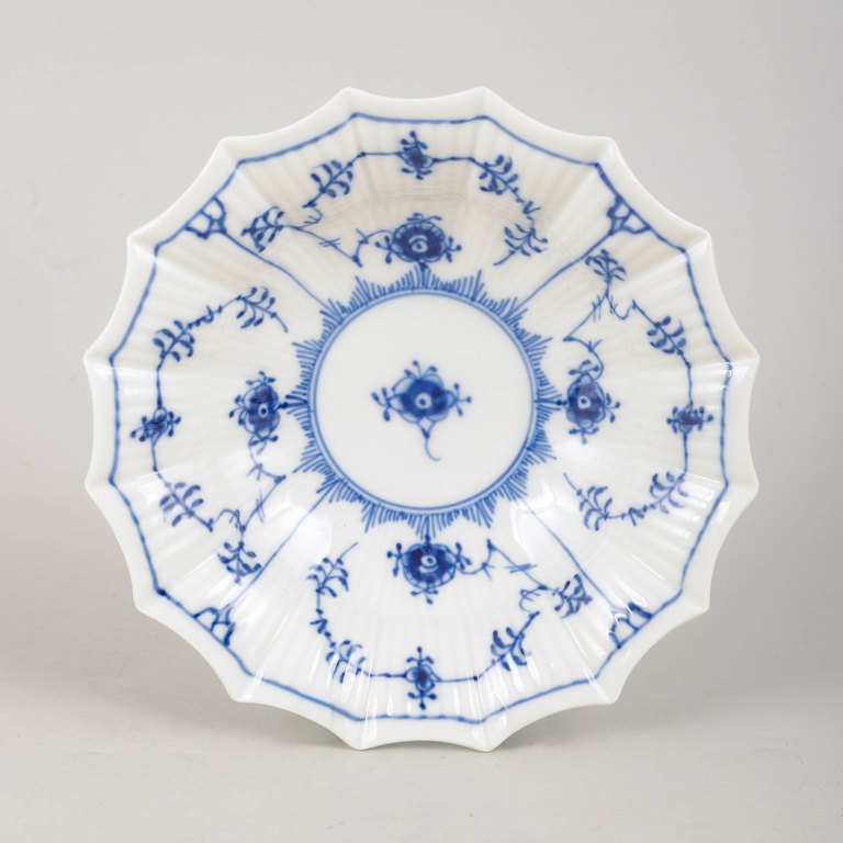 Royal Copenhagen Musselmalet Riflet, skål.