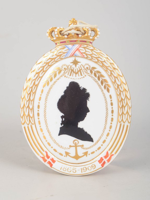 Royal Copenhagen, mindeplatte for Prinsesse Marie.